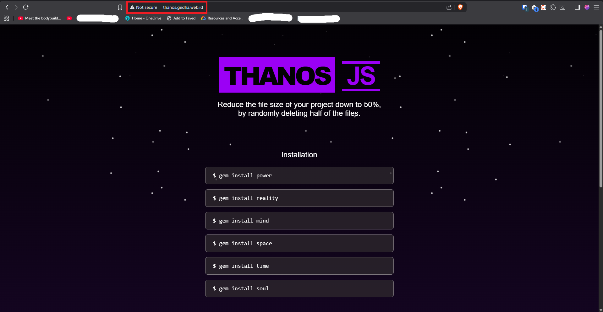 website not https